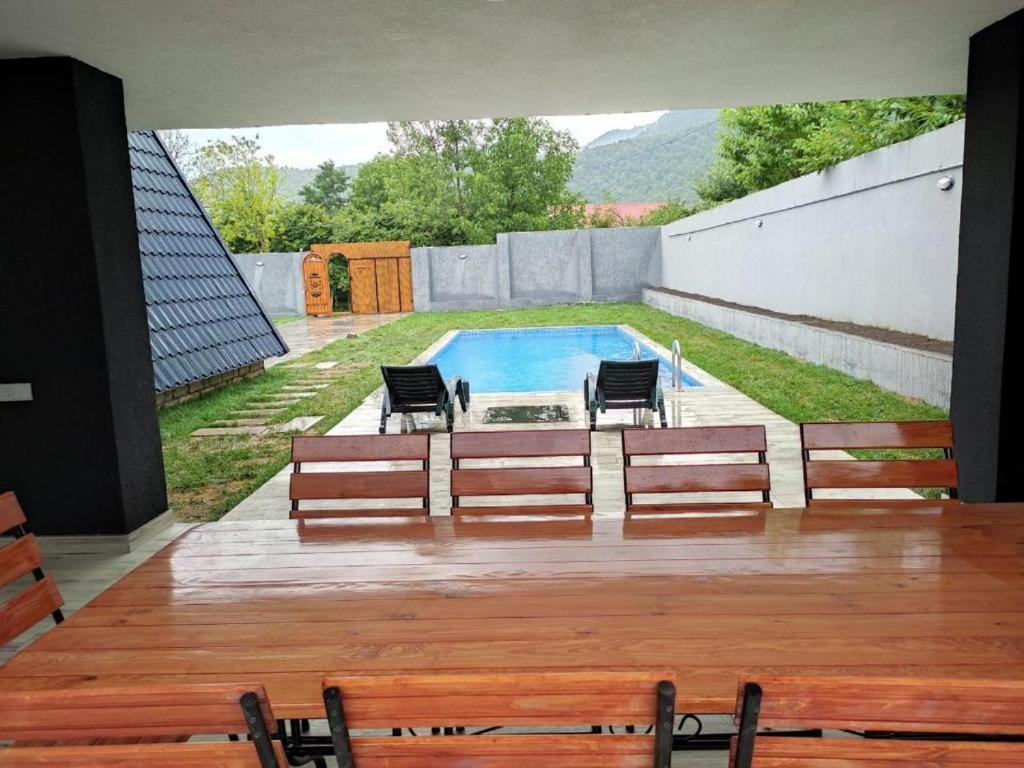 Qafqaz Wood Chalet Qəbələ Exterior foto