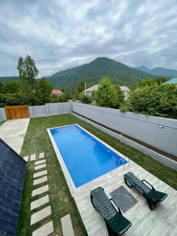Qafqaz Wood Chalet Qəbələ Exterior foto