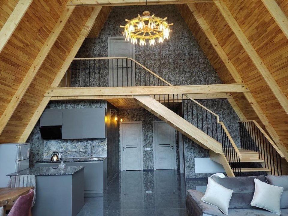 Qafqaz Wood Chalet Qəbələ Exterior foto
