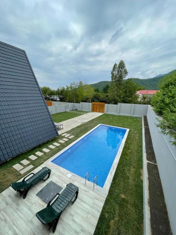 Qafqaz Wood Chalet Qəbələ Exterior foto