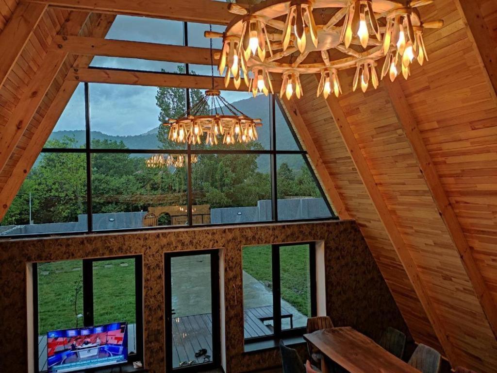 Qafqaz Wood Chalet Qəbələ Exterior foto
